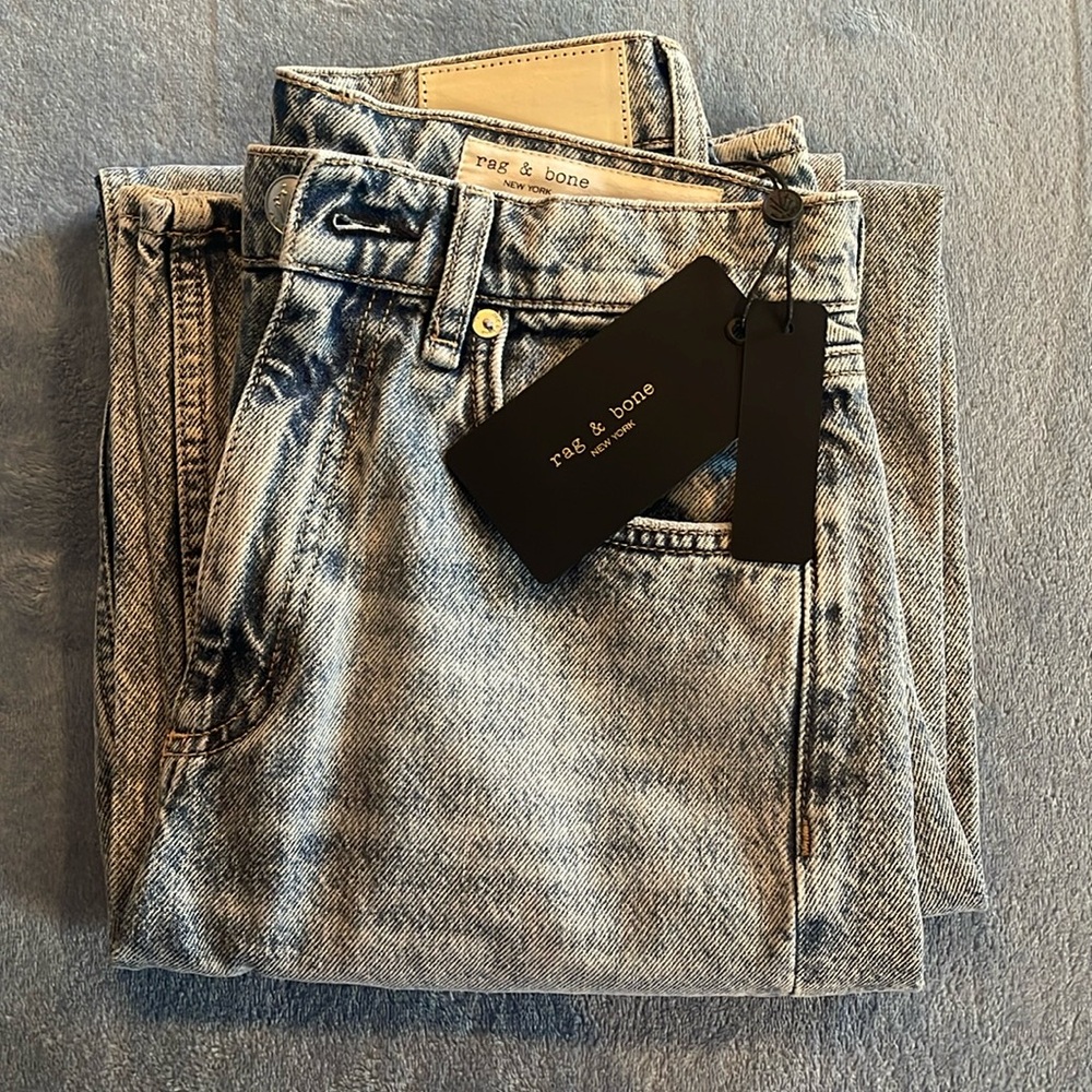 NWT high-rise rag & bone jeans. Size 25
